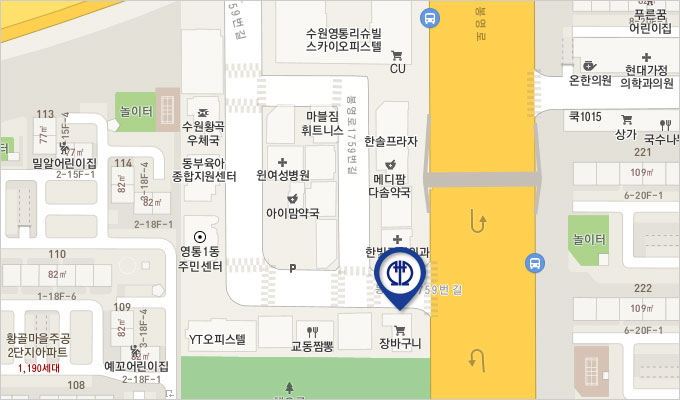 영통 지도