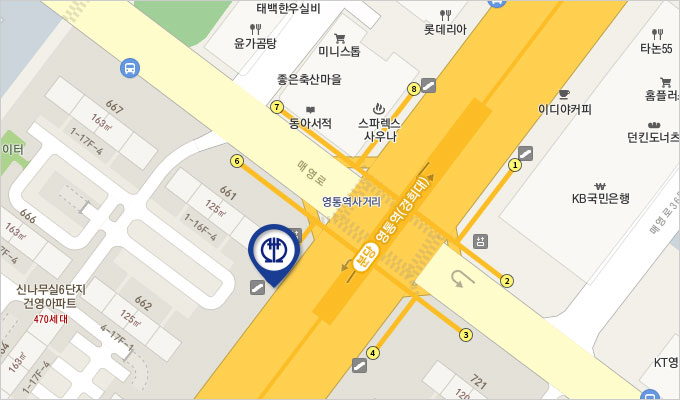 영통 지도