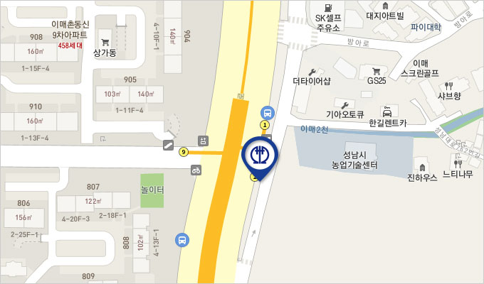 성남 지도