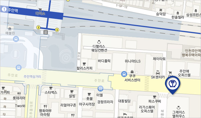 인천 지도