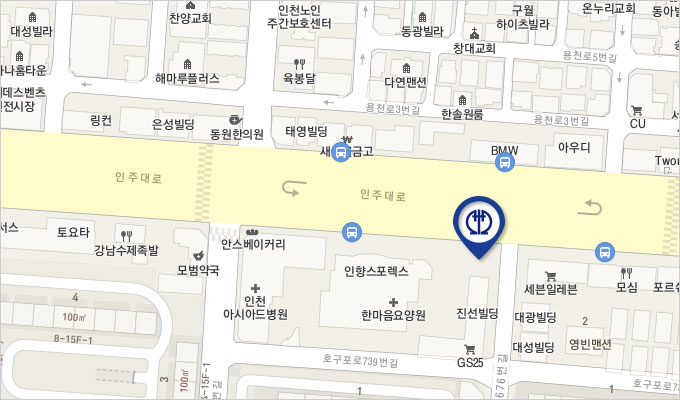 인천 지도